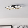 Eglo - LED Zatemnitvena stropna svetilka LED/18,4W/230V 4000K črna/zlata