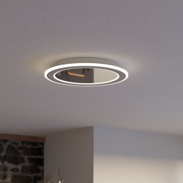 Eglo - LED Zatemnitvena stropna svetilka LED/20W/230V 2700-6500K bela + Daljinski upravljalnik