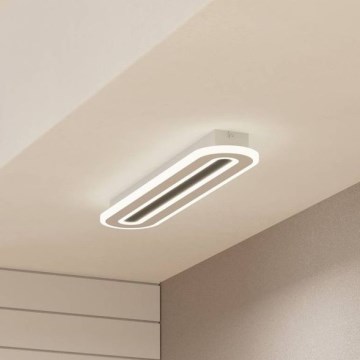 Eglo - LED Zatemnitvena stropna svetilka LED/20W/230V 2700-6500K bela + Daljinski upravljalnik