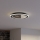 Eglo - LED Zatemnitvena stropna svetilka LED/20W/230V 2700-6500K črna + Daljinski upravljalnik
