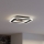 Eglo - LED Zatemnitvena stropna svetilka LED/20W/230V 2700-6500K črna + Daljinski upravljalnik