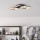 Eglo - LED Zatemnitvena stropna svetilka LED/20W/230V 4000K črna/zlata