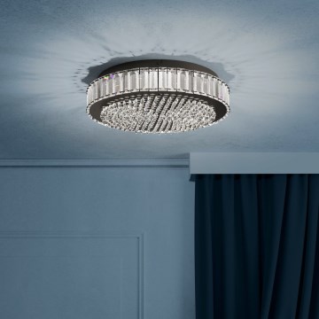 Eglo - LED Zatemnitvena stropna svetilka LED/23,5W/230V 4000K črna