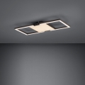 Eglo - LED Zatemnitvena stropna svetilka LED/26,2W/230V 2700-6500K črna + Daljinski upravljalnik