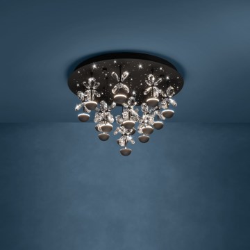 Eglo - LED Zatemnitvena stropna svetilka LED/27W/230V 3000K črna