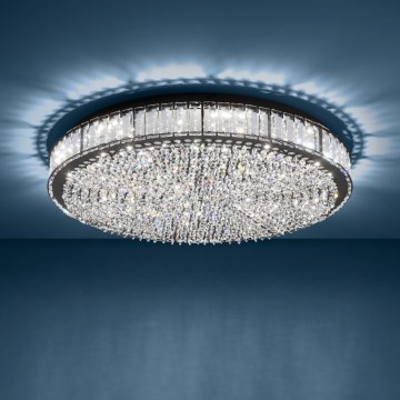 Eglo - LED Zatemnitvena stropna svetilka LED/52,4W/230V 4000K črna