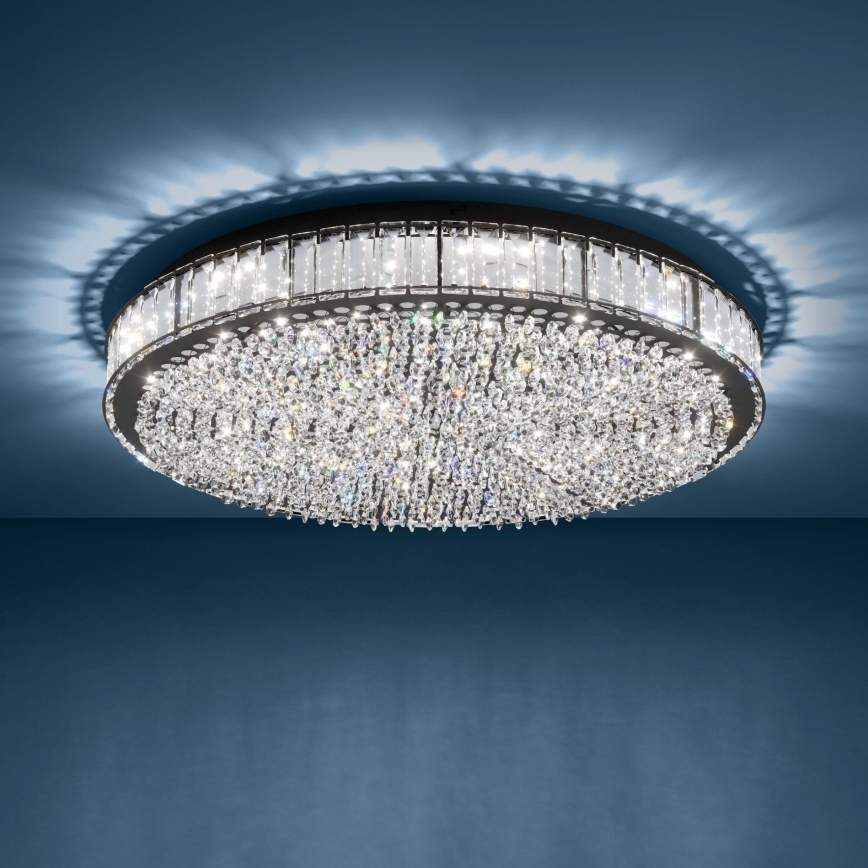 Eglo - LED Zatemnitvena stropna svetilka LED/52,4W/230V 4000K črna