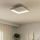 Eglo - LED Zatemnitvena stropna svetilka LORETELLO LED/12W/230V bela + Daljinski upravljalnik