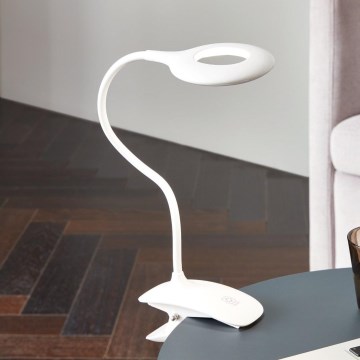 Eglo - LED Zatemnitvena svetilka s sponko 1xLED/3W/230V 500mAh bela