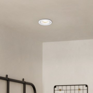 Eglo - LED Zatemnitvena vgradna svetilka/4,9W/230V bela