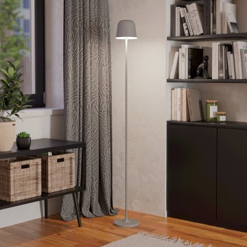 Eglo - LED Zatemnitvena zunanja polnilna talna svetilka LED/4,3W/5V 2400/3000/4000K IP54 siva