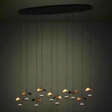 Eglo - LED Zatemnitveni lestenec na vrvici 10xLED/2,3W/230V 3000K