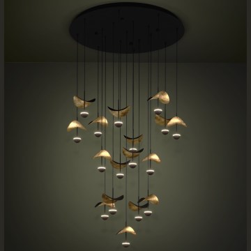 Eglo - LED Zatemnitveni lestenec na vrvici 17xLED/2,3W/230V 3000K pr. 78 cm