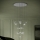 Eglo - LED Zatemnitveni lestenec na vrvici 17xLED/3W/230V 3000K sijajni krom