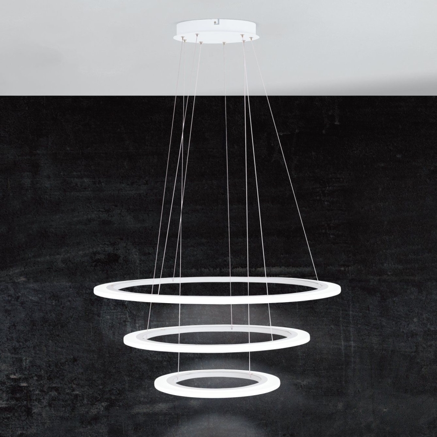 Eglo - LED Zatemnitveni lestenec na vrvici 1xLED/45W/230V + 1xLED/33W + 1xLED/19,5W