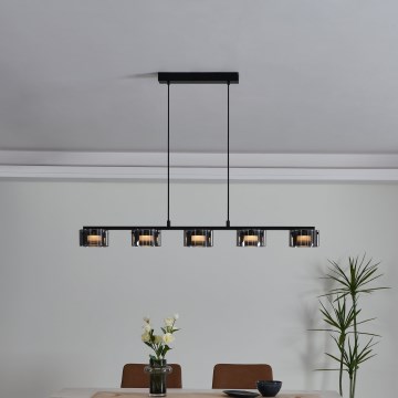 Eglo - LED Zatemnitveni lestenec na vrvici 5xLED/5,4W/230V