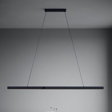 Eglo - LED Zatemnitveni lestenec na vrvici LED/20W/230V 3000K črna