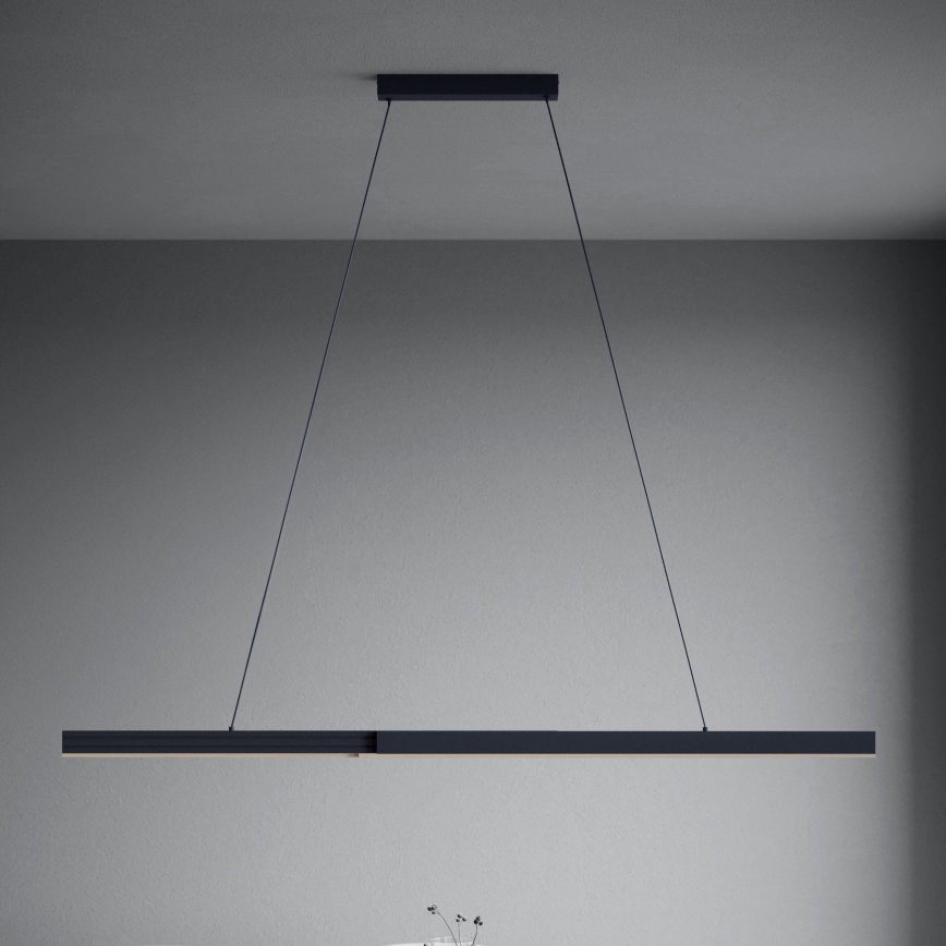 Eglo - LED Zatemnitveni lestenec na vrvici LED/20W/230V 3000K črna