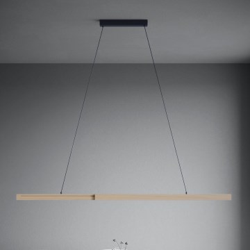 Eglo - LED Zatemnitveni lestenec na vrvici LED/21W/230V 3000K rjava