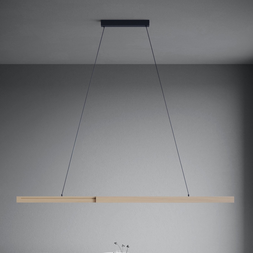 Eglo - LED Zatemnitveni lestenec na vrvici LED/21W/230V 3000K rjava