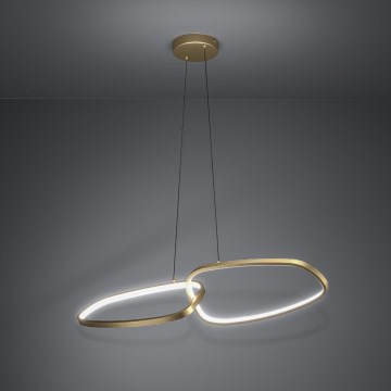 Eglo - LED Zatemnitveni lestenec na vrvici LED/37,5W/230V 3000K zlata