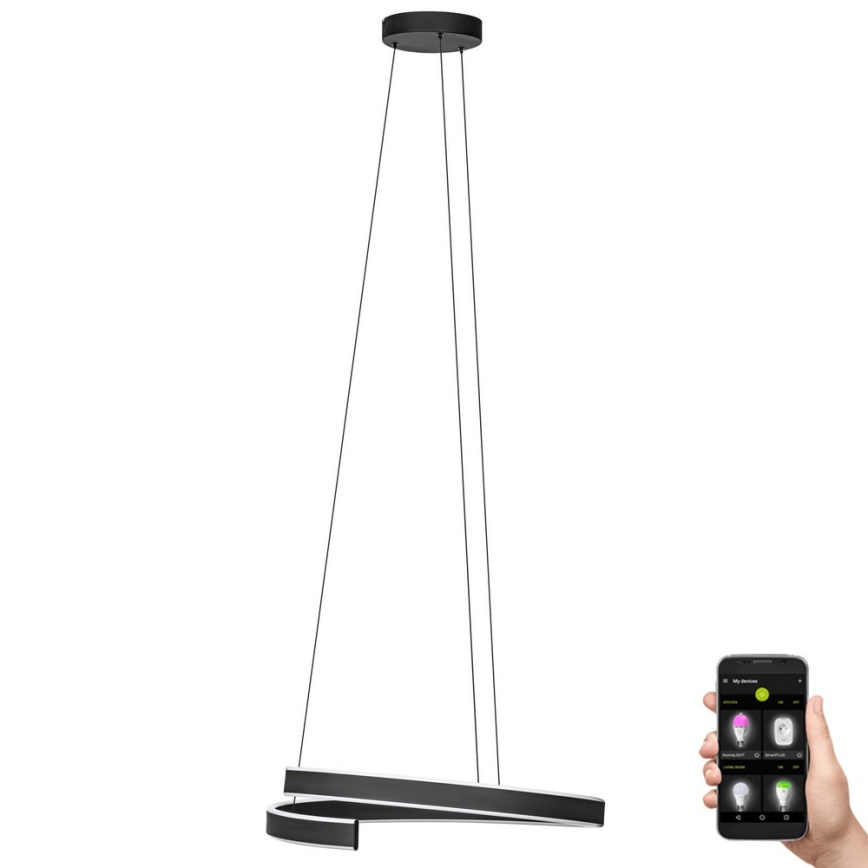 Eglo - LED Zatemnitveni lestenec na vrvici LED/42,5W/230V 3000-6500K