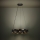 Eglo - LED Zatemnitveni lestenec na vrvici LED/72W/230V 3000K črna/zlata