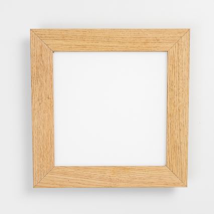 Eglo - LED Zatemnitveni nadgradni panel SALOBRENA 2 WOOD LED/16W/230V 4000K 34x34 cm rjava