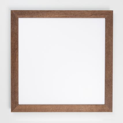 Eglo - LED Zatemnitveni panel SALOBRENA-TW WOOD LED/32,5W/230V 2700-6500K 64x64 cm temno rjava + Daljinski upravljalnik
