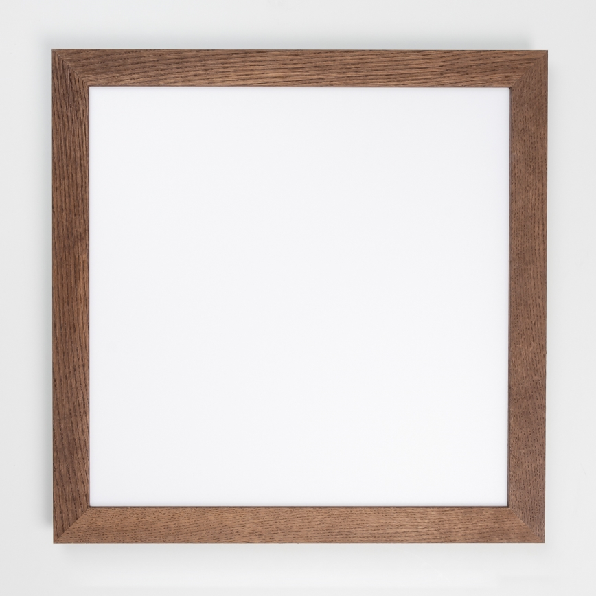 Eglo - LED Zatemnitveni panel SALOBRENA-TW WOOD LED/32,5W/230V 2700-6500K 64x64 cm temno rjava + Daljinski upravljalnik