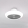 Eglo - LED Zatemnitveni stropni ventilator LED/25,5W/230V bela/siva + Daljinski upravljalnik