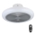 Eglo - LED Zatemnitveni stropni ventilator LED/25,5W/230V siva + Daljinski upravljalnik