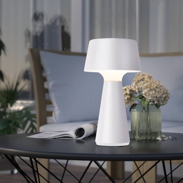 Eglo - LED zatemnjevalna zunanja polnilna namizna svetilka LED/3W/5V 2200/3000/4000K 2000 mAh IP44 bela