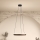 Eglo - LED zatemnjiv lestenec na kablu s senzorjem gibanja 2xLED/19W/230V 2200-6500K premer 55 cm rjav