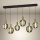 Eglo - LED zatemnljiv zlati lestenec 3xLED/5W/230V + 3xLED/6,5W + 6xLED/1,6W 2200-6500K