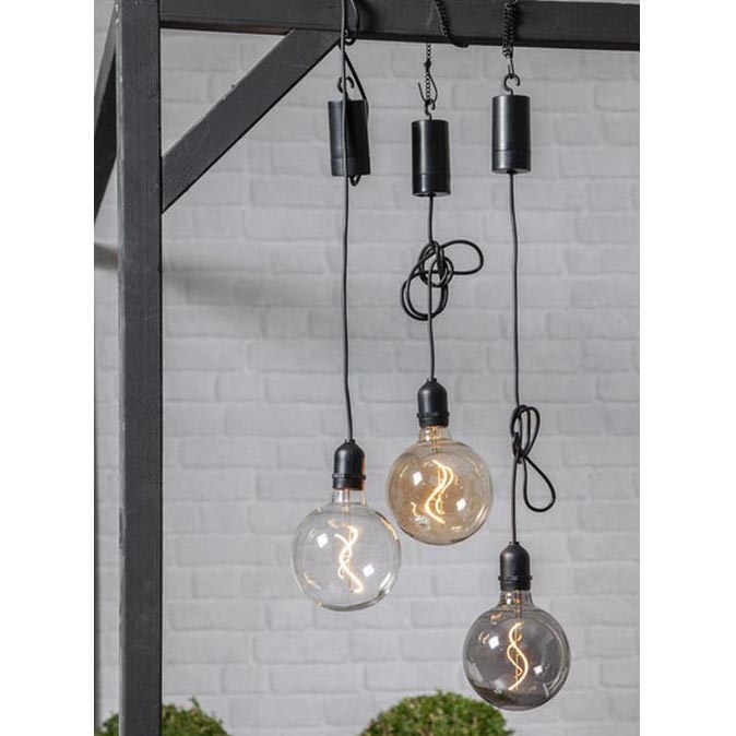 Eglo - LED Zunanja božična dekoracija LED/0,06W/4xAA IP44 črna