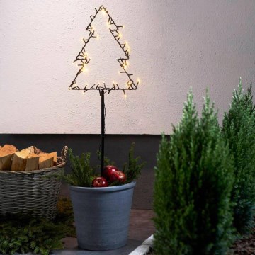 Eglo - LED Zunanja božična dekoracija LED/4xAA IP44 drevo