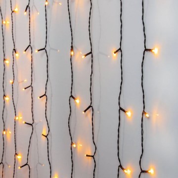Eglo - LED Zunanja božična zavesa 120xLED 2m IP44 topla bela