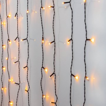 Eglo - LED Zunanja božična zavesa 80xLED 1,3m IP44 topla bela