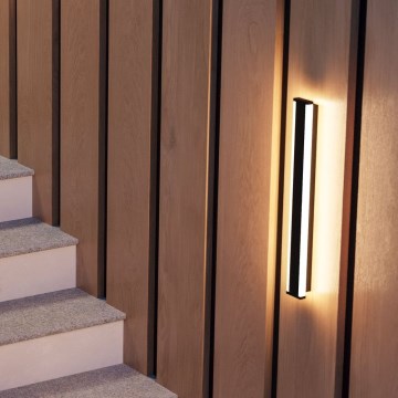 Eglo - LED Zunanja stenska svetilka 2xLED/7W/230V 3000K IP55 črna