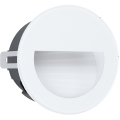 Eglo - LED Zunanja vgradna svetilka LED/2,5W/230V IP65 bela