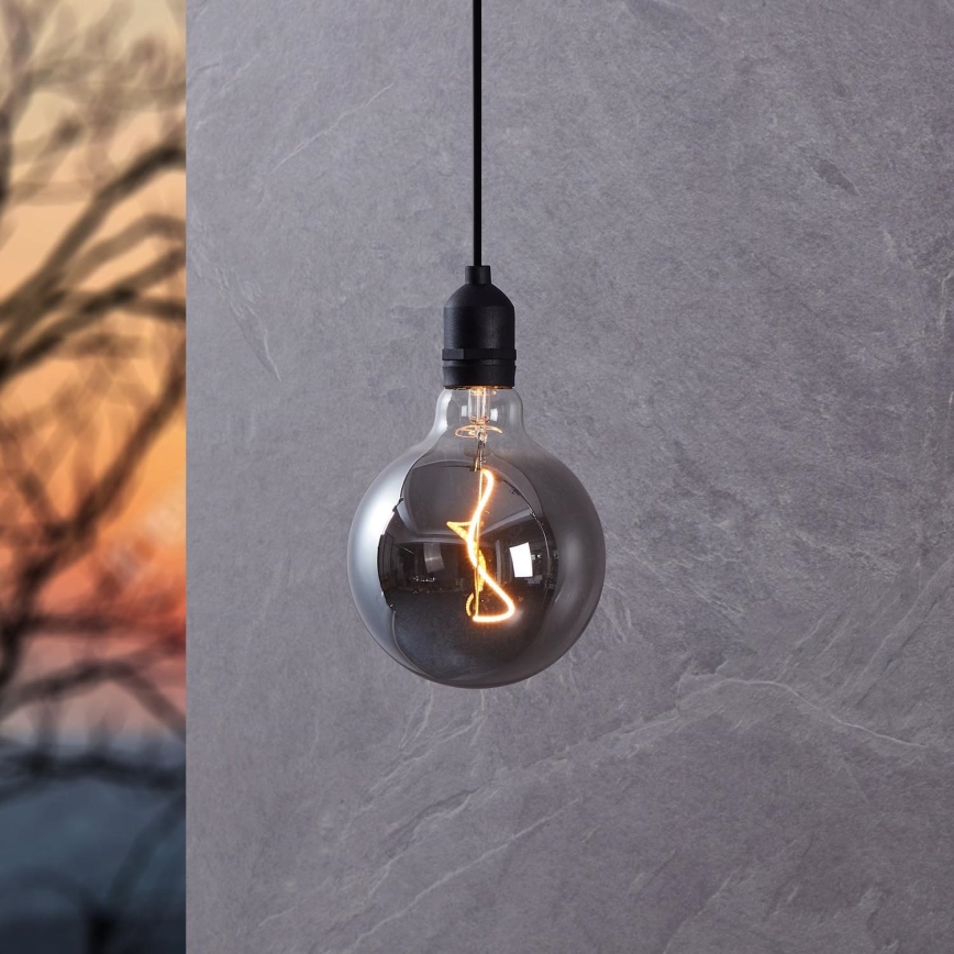 Eglo - LED Zunanja viseča svetilka LED/0,06W/6V 4xAA IP44 siva