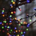 Eglo - LED zunanji božični niz 300xLED/8 funkcij 11m IP44 večbarven