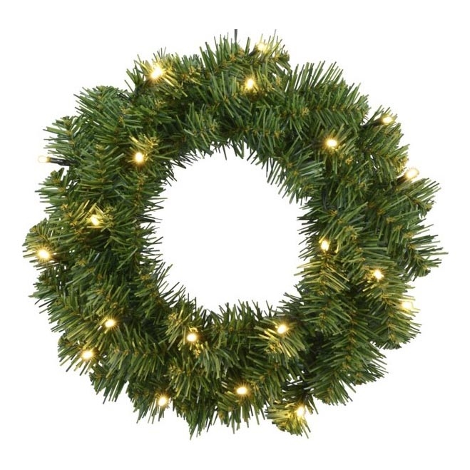 Eglo - LED Zunanji božični venec s senzorjem 20xLED/0,064W/3xAA IP44