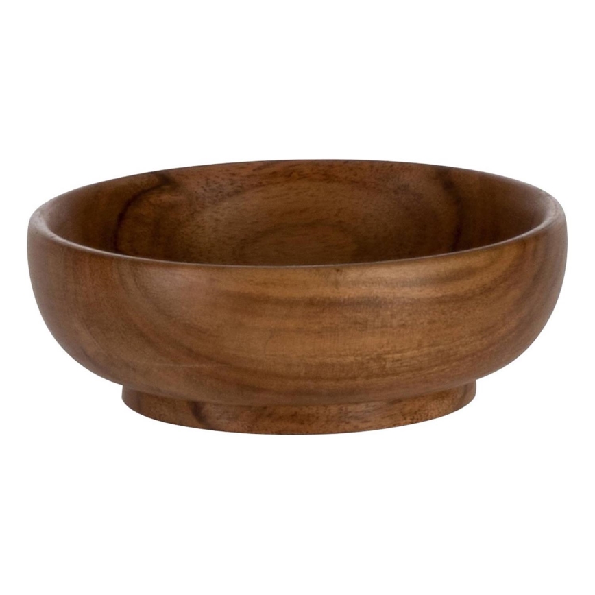 Eglo - Lesena posoda pr. 10 cm rjava