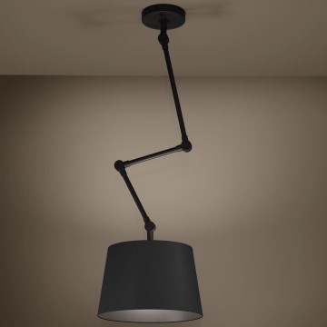 Eglo - Lestenec na drogu 1xE27/40W/230V črna
