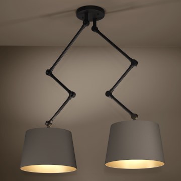 Eglo - Lestenec na drogu 2xE27/40W/230V rjava