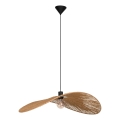 Eglo - Lestenec na jekleni vrvici 1xE27/42W/230V 80 cm rjava/črna