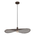Eglo - Lestenec na kablu 1xE27/60W/230V Ø 80 cm bronast