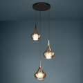 Eglo - Lestenec na kablu 3xE27/28W/230V v bakreni barvi